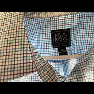 JoS A Bank XL Men’s Dress Shirt.  Light print.